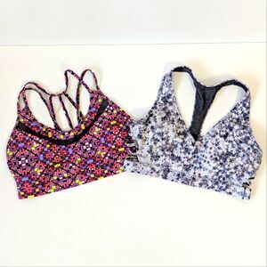 Victoria's Secret Multicolor Set of 2 Sports Bras Small